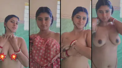 Beautifull Girl Taking Bath Rubbing her Boobs Video