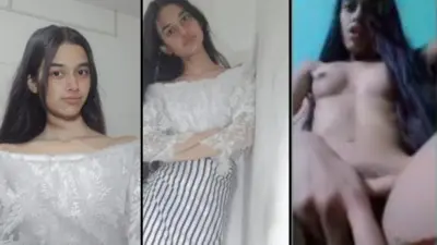 Cute College Slim Indian GF Video