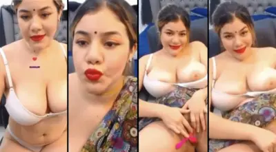 Desi Bhabhi Spreading her Pussy on live Video