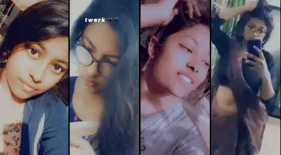 Desi College Girlfriend Rubbing her Boobs Nude Video