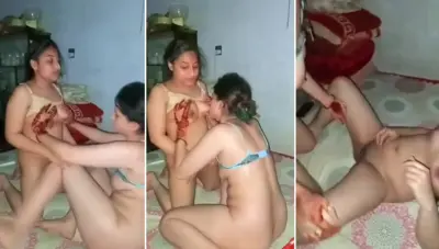 Desi Lesbians Fingering Each Others Pussy Video