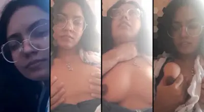 Indian Chasmish GF Blowjob in Restaurant Video